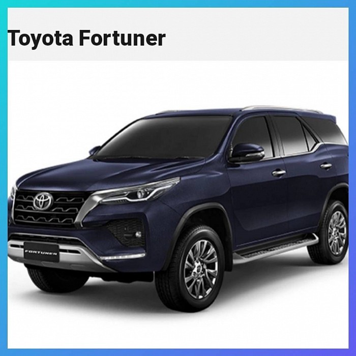 เหมารถส่วนบุคคล fortuner 7 ที่นั่งราคาถูก